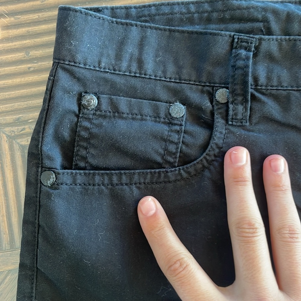 BLACK LOW RISE HURLEY SHORTS - Picture 2 of 8